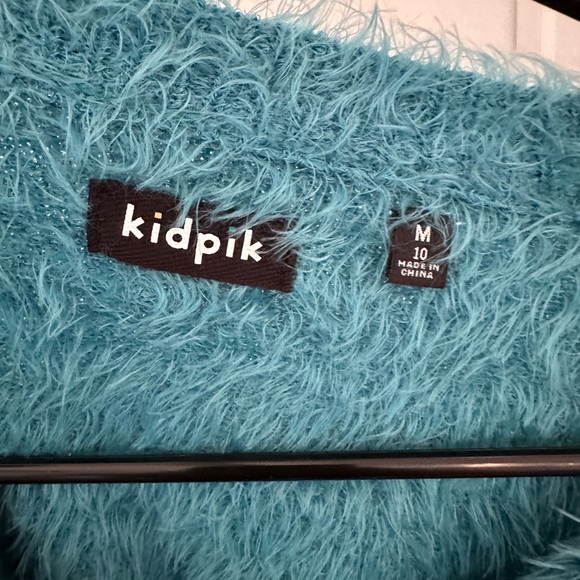 Darling KidPik Eyelash style Sweater & Plaid Skirt - NWOT - Size 10 - Picture 3 of 7